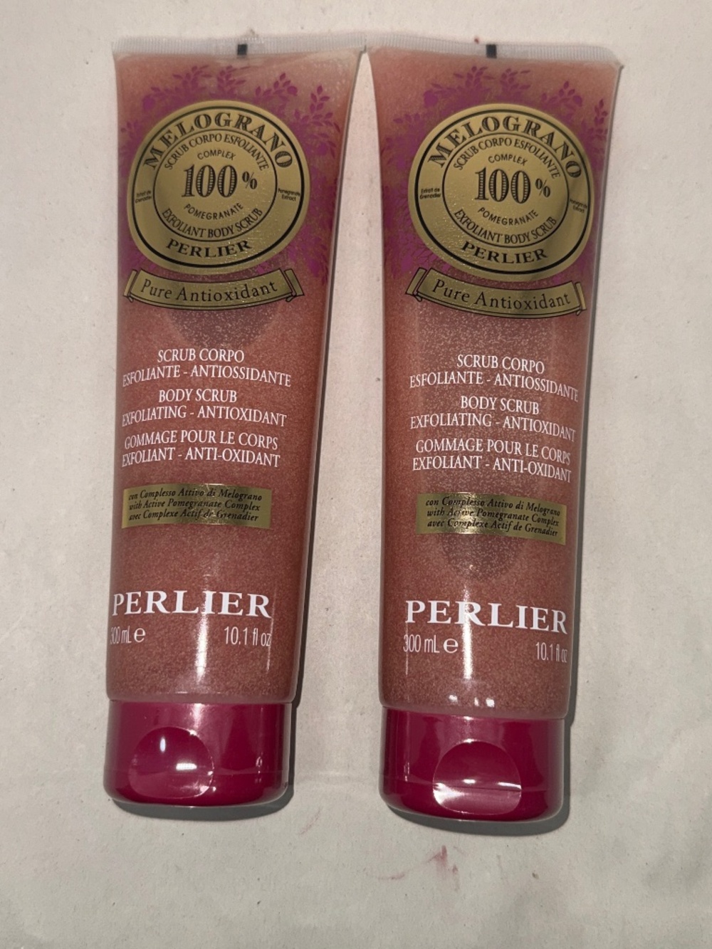 2 PACK - Perlier Melograno Antioxidant Exfoliating Body Scrub 10.1 fl oz SEALED